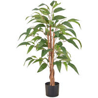 KUNSTPFLANZE 100 cm  - Schwarz/Braun, Basics, Kunststoff (100cm)