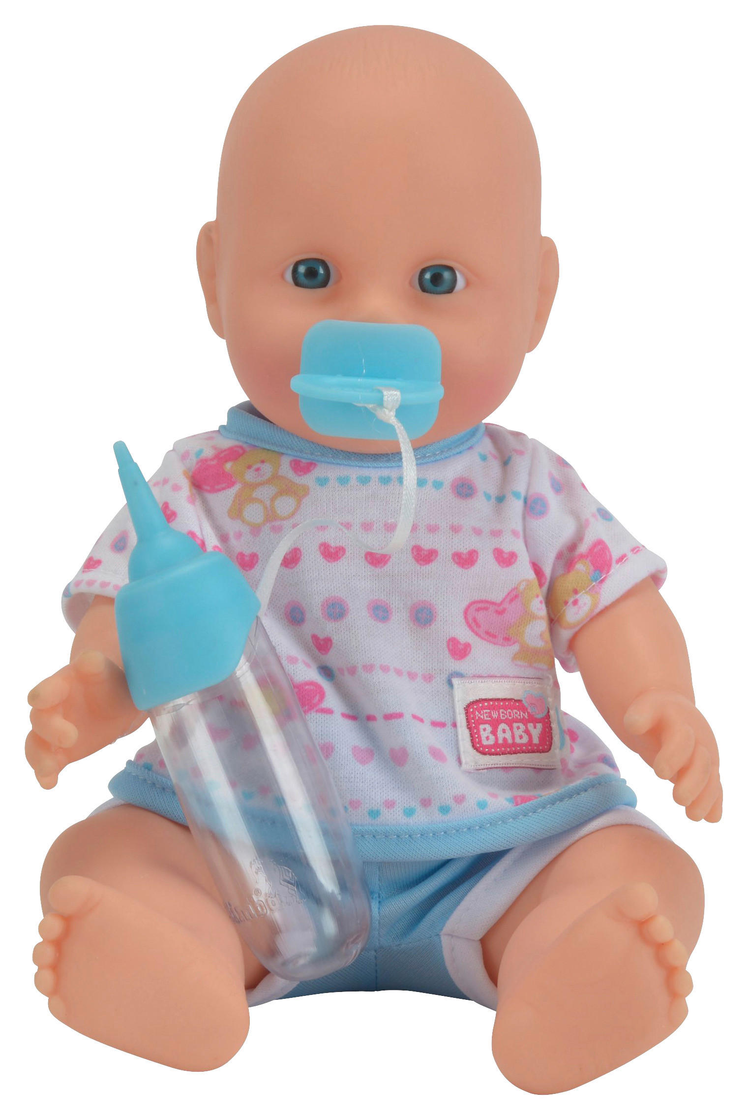 LUTKA ZA BEBE   - višebojno, Basics, plastika (30cm) - Simba