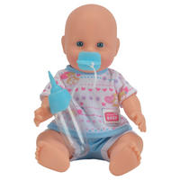 LUTKA ZA BEBE   - višebojno, Basics, plastika (30cm) - Simba