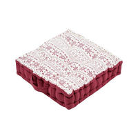 BLAZINA ZA TLA  VALGENIS   45/45 cm          - rdeča/bela, Design, tekstil (45/45cm) - X-Mas