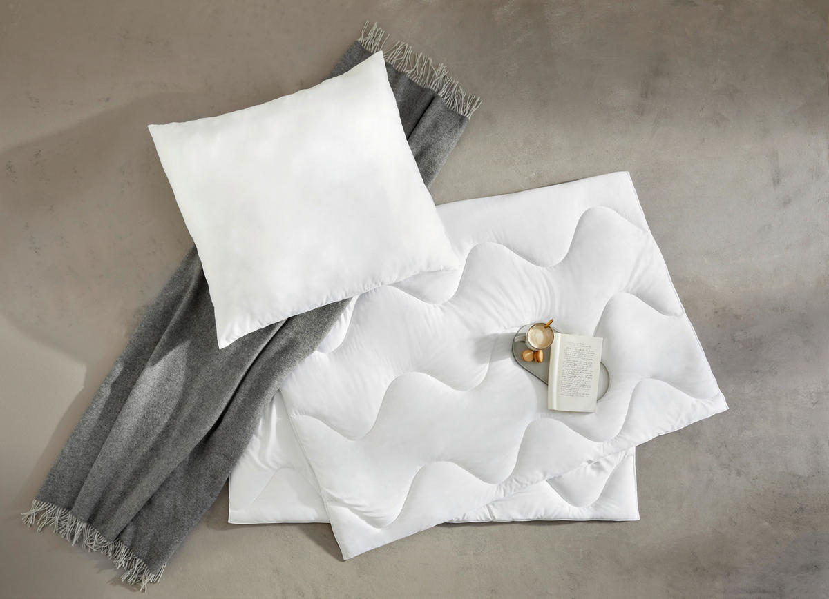 BETTENSET - Weiß, Basics, Textil (135/200cm) - Sleeptex