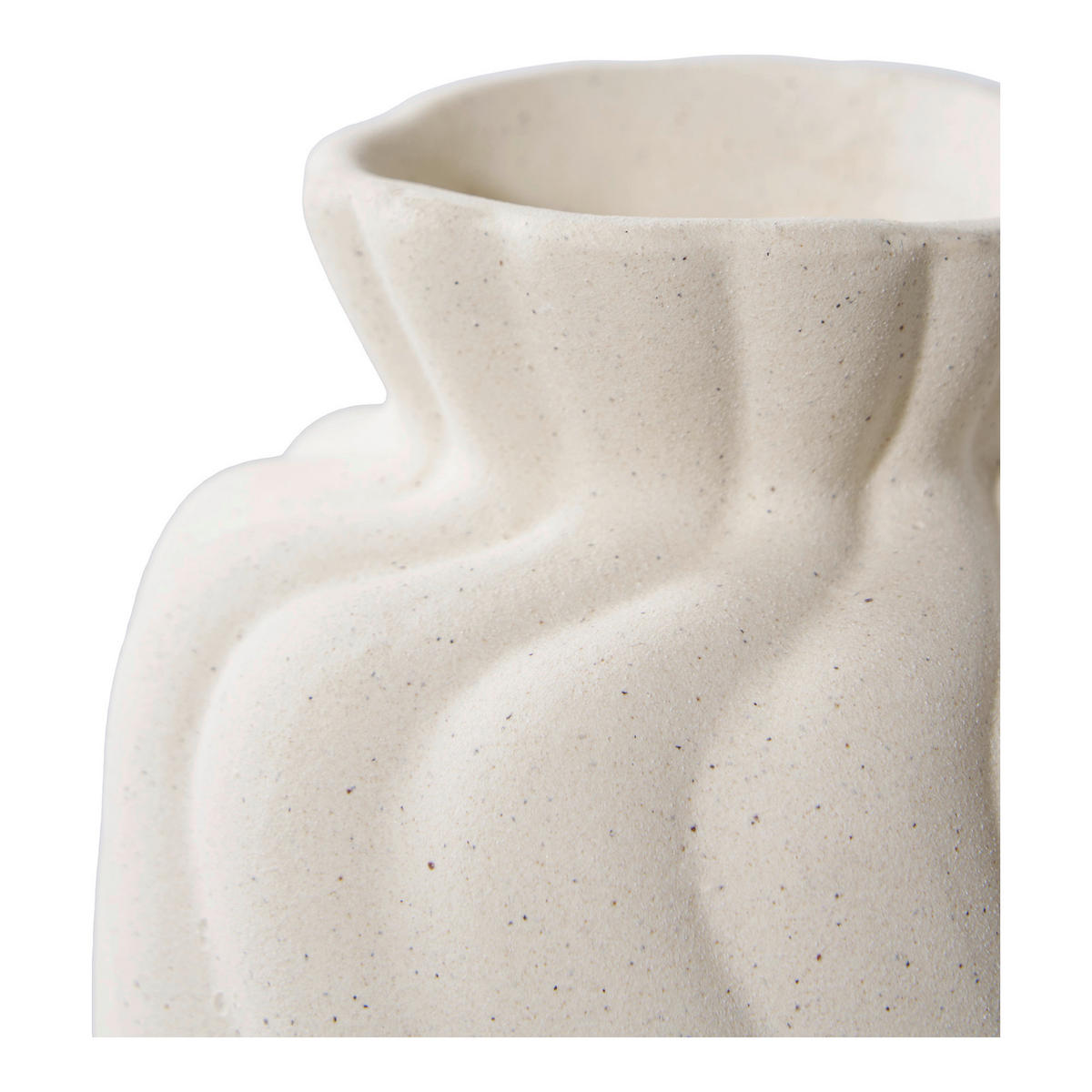 VASEN-SET Vase 12 cm  - Weiß, Basics, Keramik (8,8/10,5/12/15cm)
