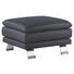 Ecksofa Echtleder Rücken echt - Anthrazit/Alufarben, KONVENTIONELL, Leder/Metall (246/220cm) - Celina Home