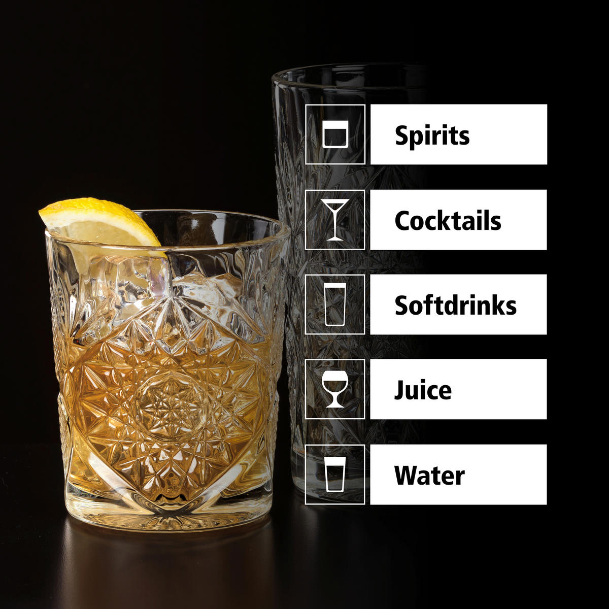 GLÄSERSET HOBSTAR  12-teilig  - Klar, Basics, Glas (9/10,5cm)