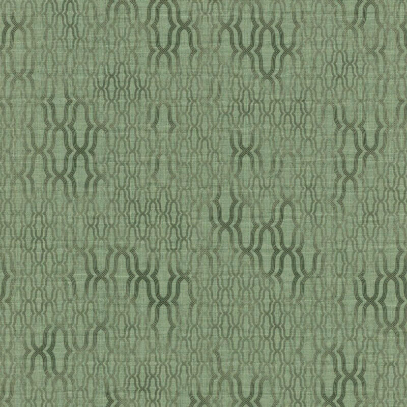 TAPETA - temno zelena, Basics, umetna masa/naravni materiali (53*1000cm)