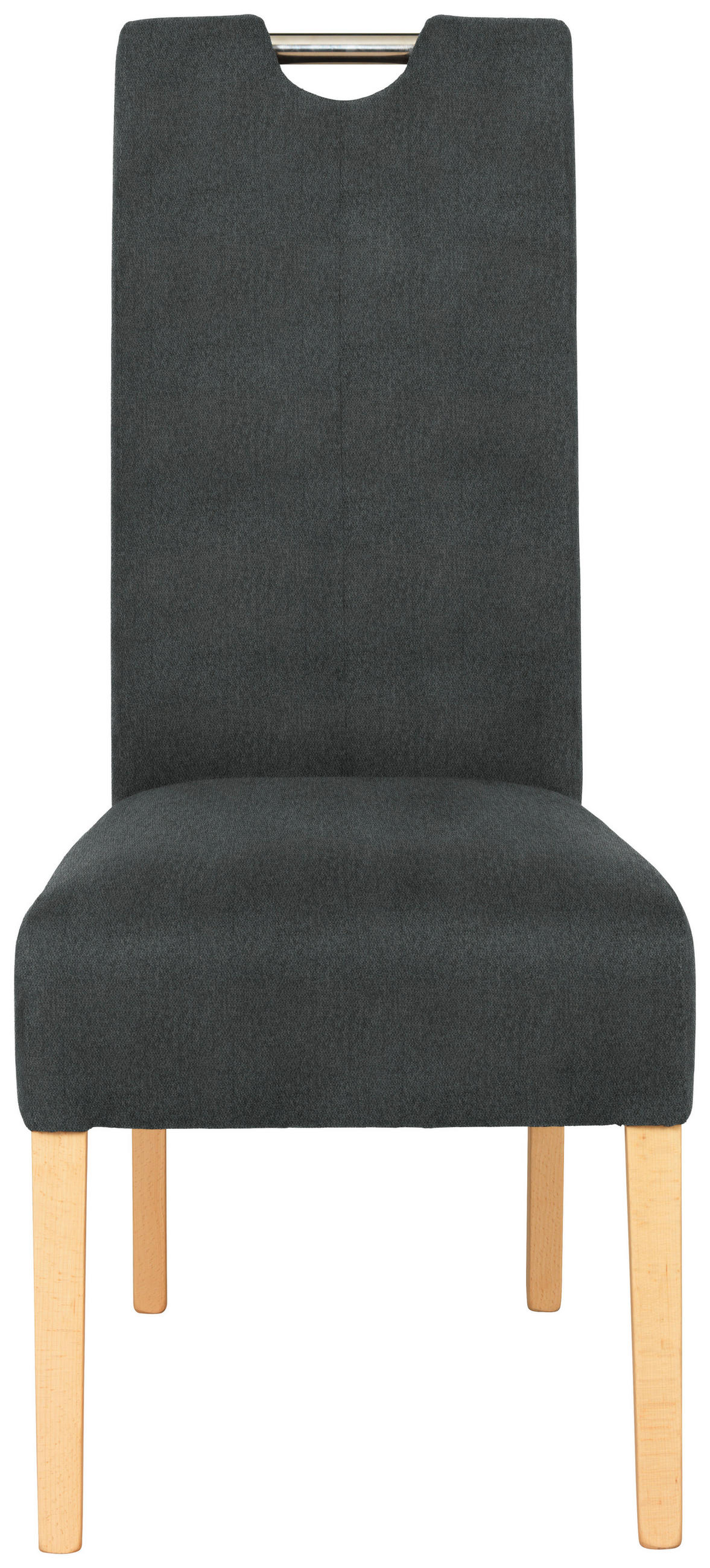 STUHL in Holz, Metall, Textil Grau, Buchefarben  - Buchefarben/Grau, Natur, Holz/Textil (47/103/60cm) - Cantus