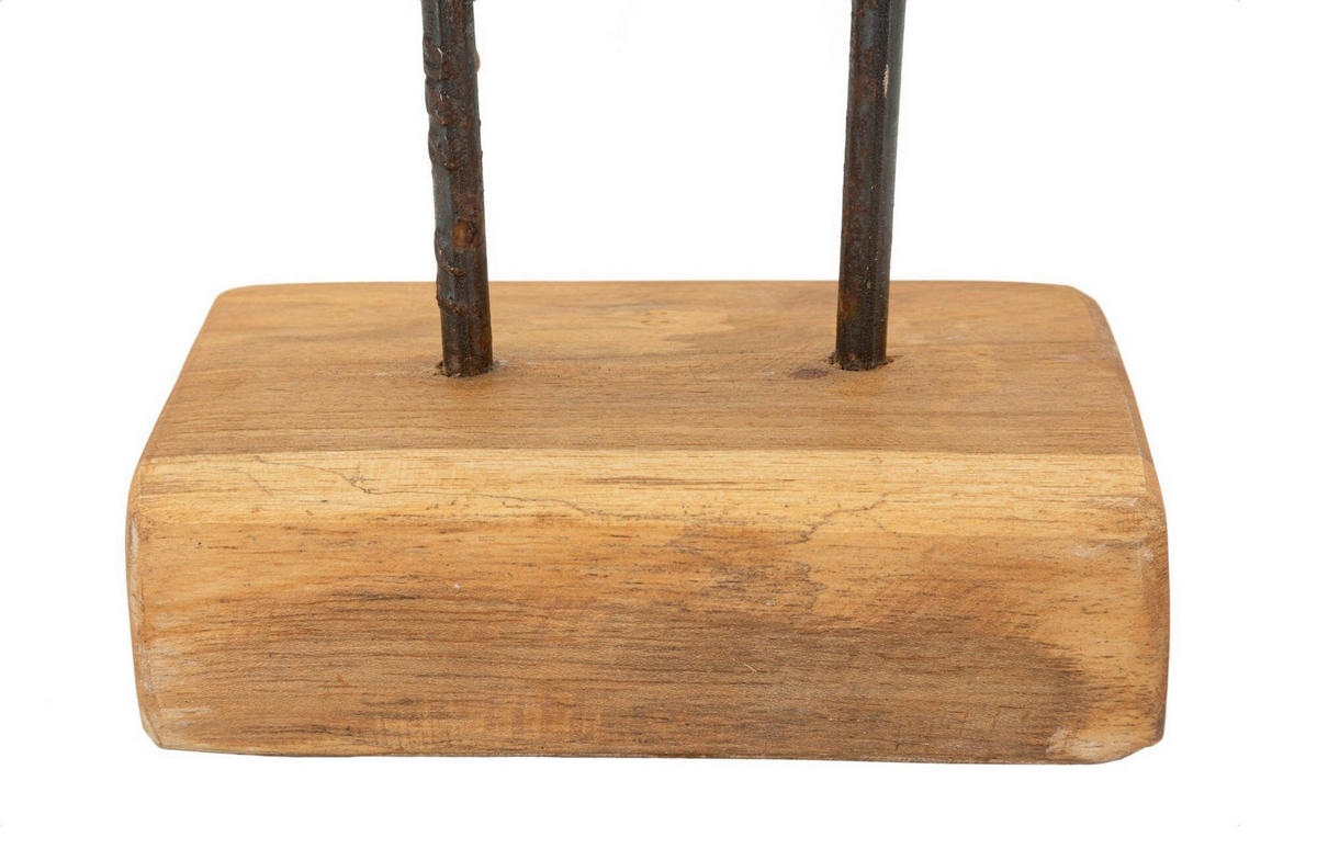 SKULPTUR - Braun, Basics, Holz (25/38/10cm)