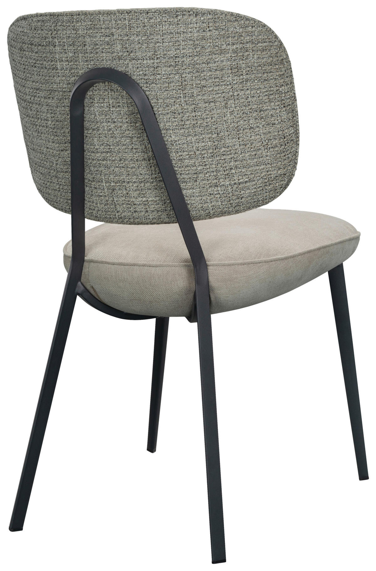 STUHL - Schwarz/Grau, Design, Textil/Metall (49/84/60cm) - Stylife