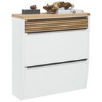 SCHUHKIPPER  in 92/95/31 cm  - Eichefarben/Anthrazit, Design, Holz/Holzwerkstoff (92/95/31cm) - Dieter Knoll