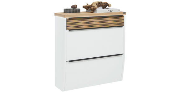 SCHUHKIPPER  in 92/95/31 cm  - Eichefarben/Anthrazit, Design, Holz/Holzwerkstoff (92/95/31cm) - Dieter Knoll