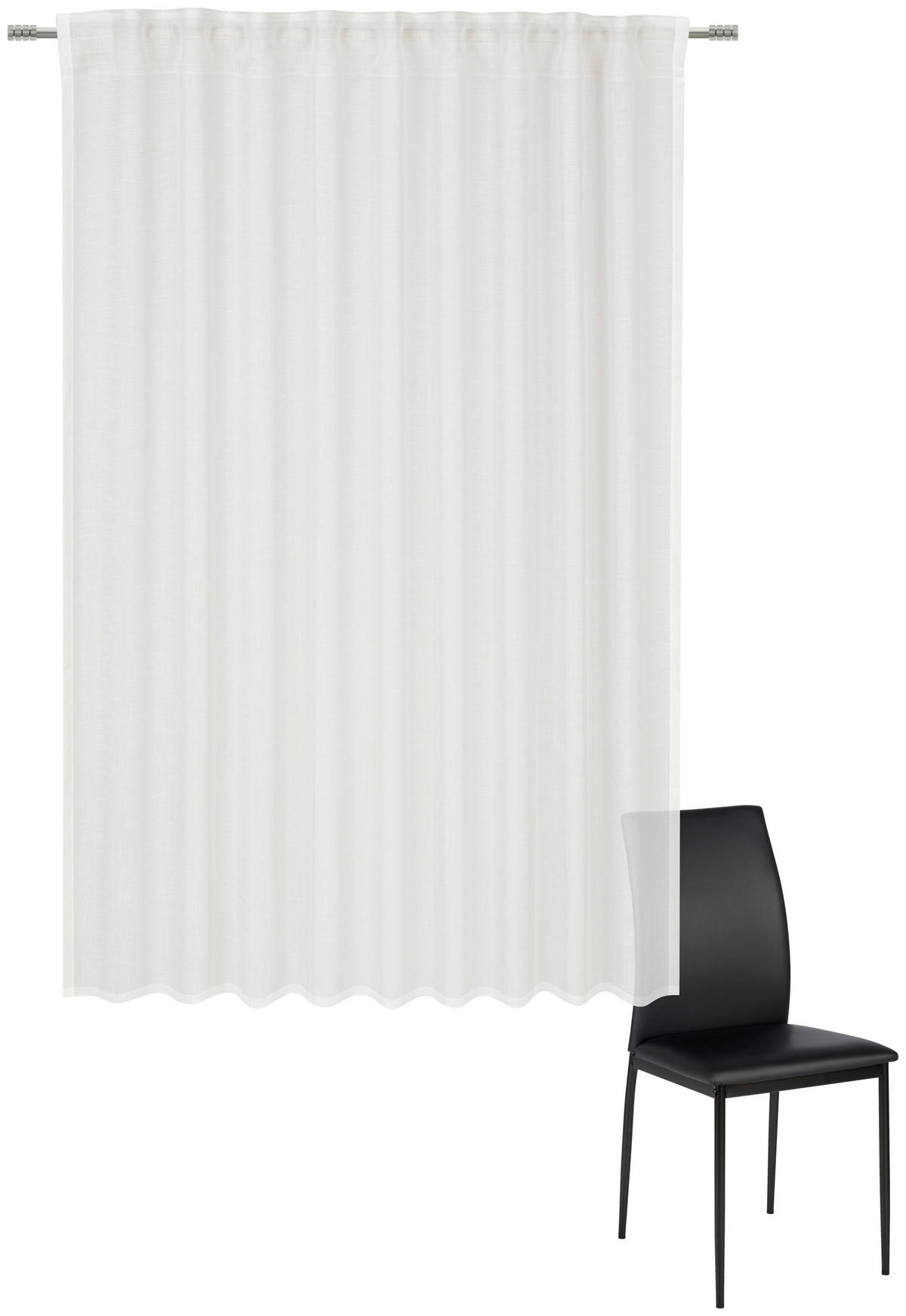 KOMBINIRANA ZAVESA  prosojno   140/160 cm  - krem barve, Basics, tekstil (140/160cm) - Esposa