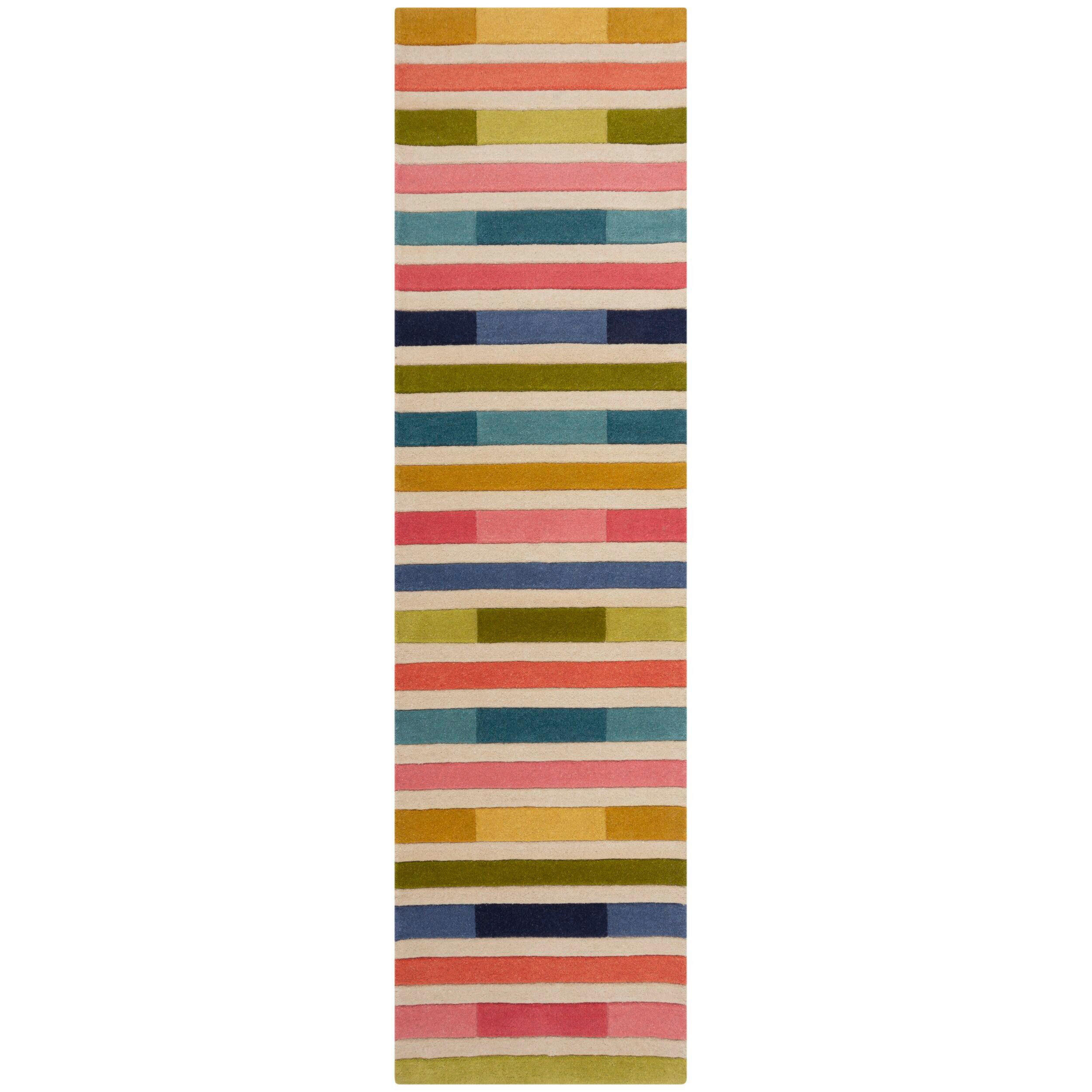 VLNĚNÝ KOBEREC, 60/230 cm, vícebarevná - vícebarevná, Basics, textil (60/230cm)