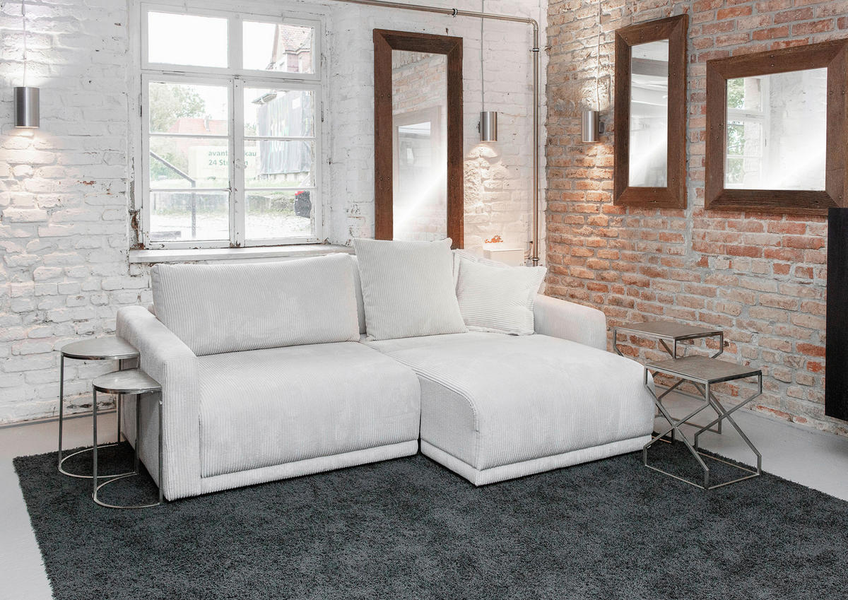 2,5-SEDAČKA, textil, béžová - čierna/béžová, Design, textil/plast (240/70/125cm) - Carryhome