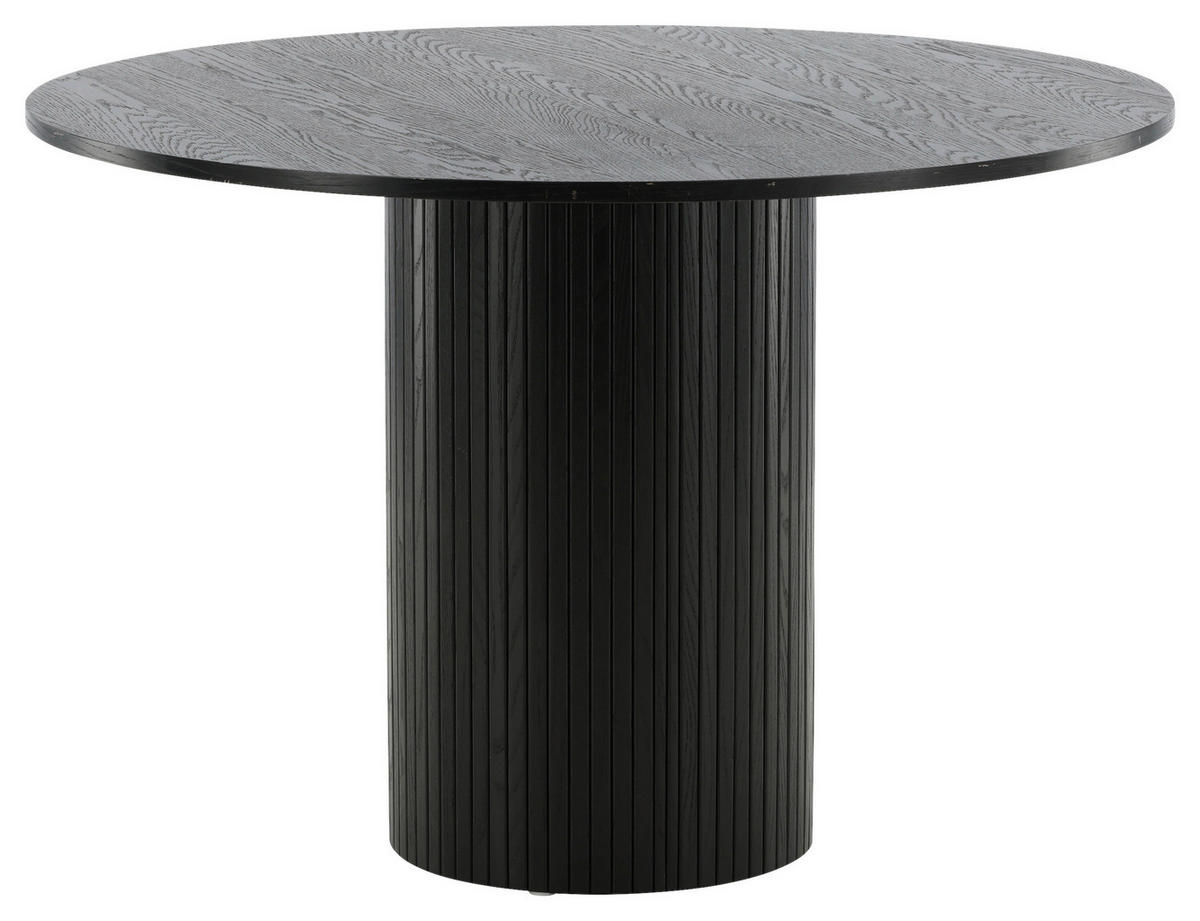 ESSTISCH in Holzwerkstoff 110/110/75 cm  - Schwarz, Design, Holzwerkstoff (110/110/75cm) - Livetastic