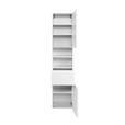 HOCHSCHRANK 40/180/35 cm  - Weiß, Design, Holzwerkstoff (40/180/35cm) - Xora