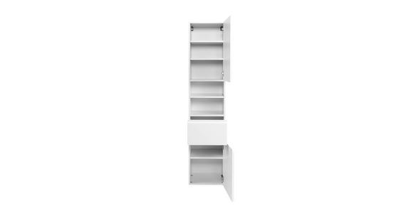 HOCHSCHRANK 40/180/35 cm  - Weiß, Design, Holzwerkstoff (40/180/35cm) - Xora
