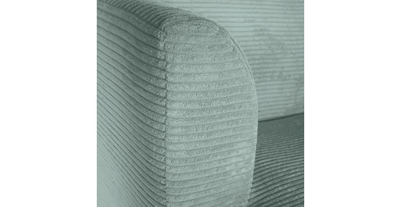 SESSEL in Cord Mintgrün  - Buchefarben/Mintgrün, Design, Holz/Textil (85/71/80cm) - Hom`in