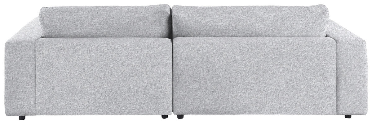 ECKSOFA in Flachgewebe Hellblau  - Schwarz/Hellblau, Design, Kunststoff/Textil (270/190cm) - Lomoco