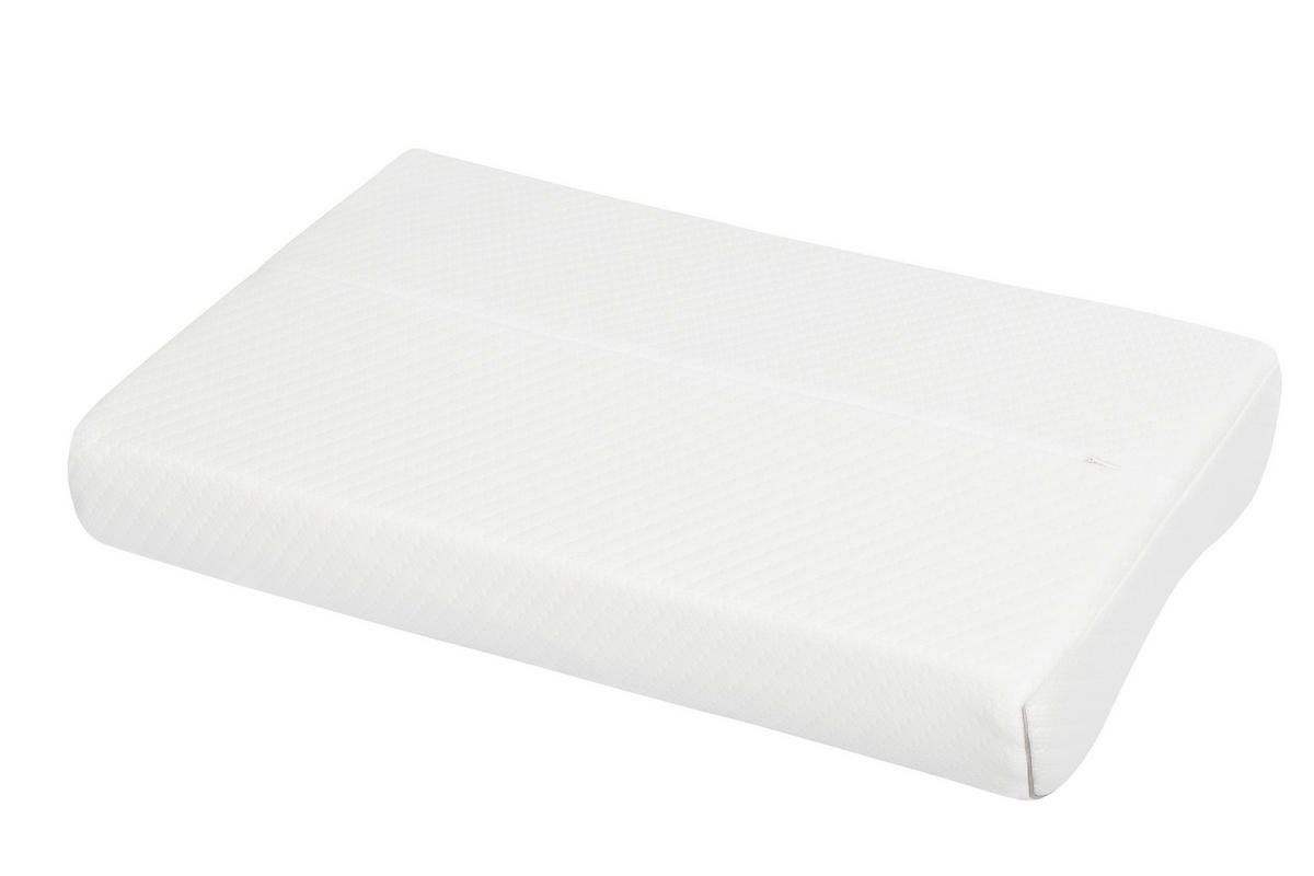 NACKENSTÜTZKISSEN  - Weiß (60/40/9cm) - Sleeptex