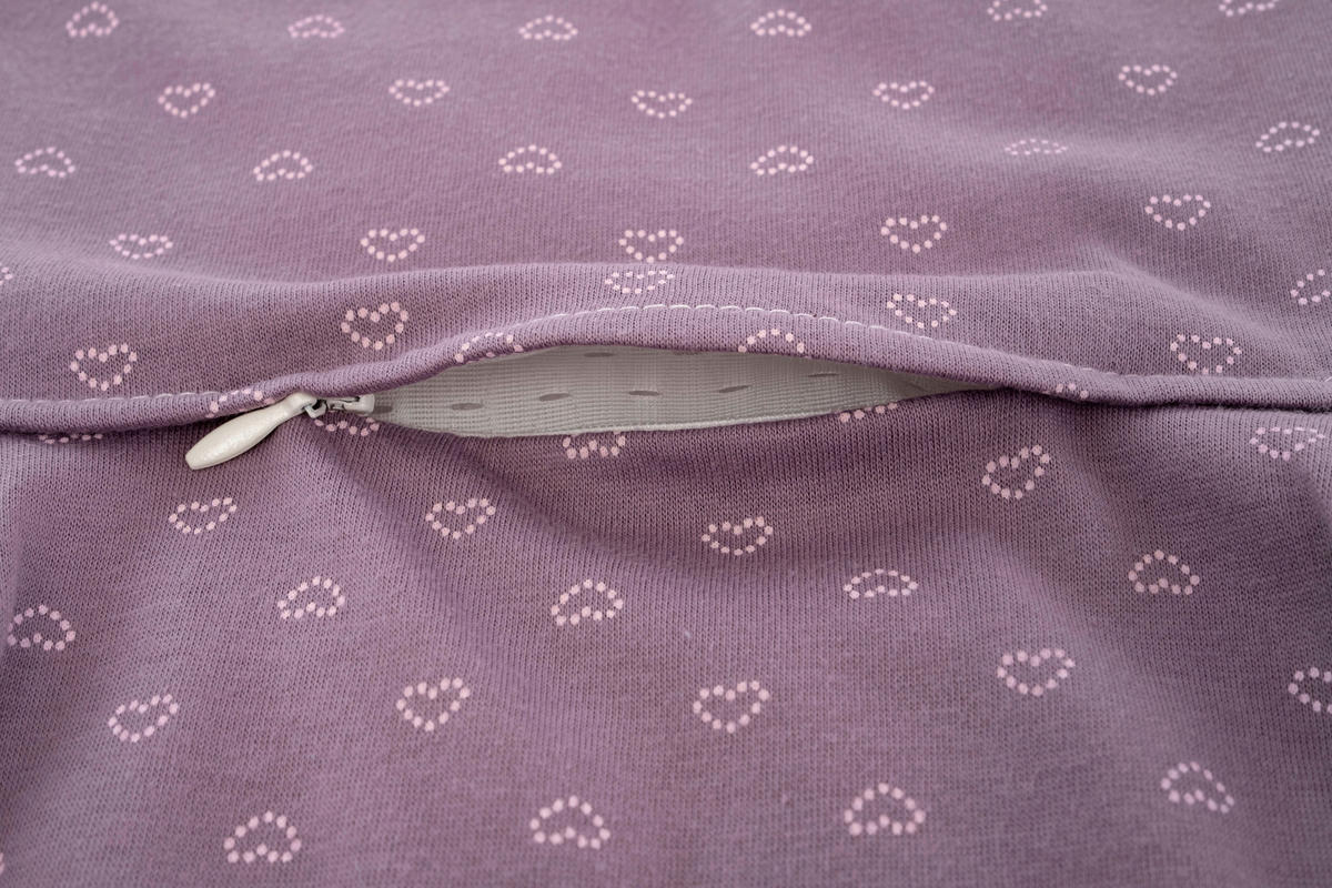BABYSCHLAFSACK LIEBMICH    50/56   - Lila, Basics, Textil (50/56null) - Träumeland