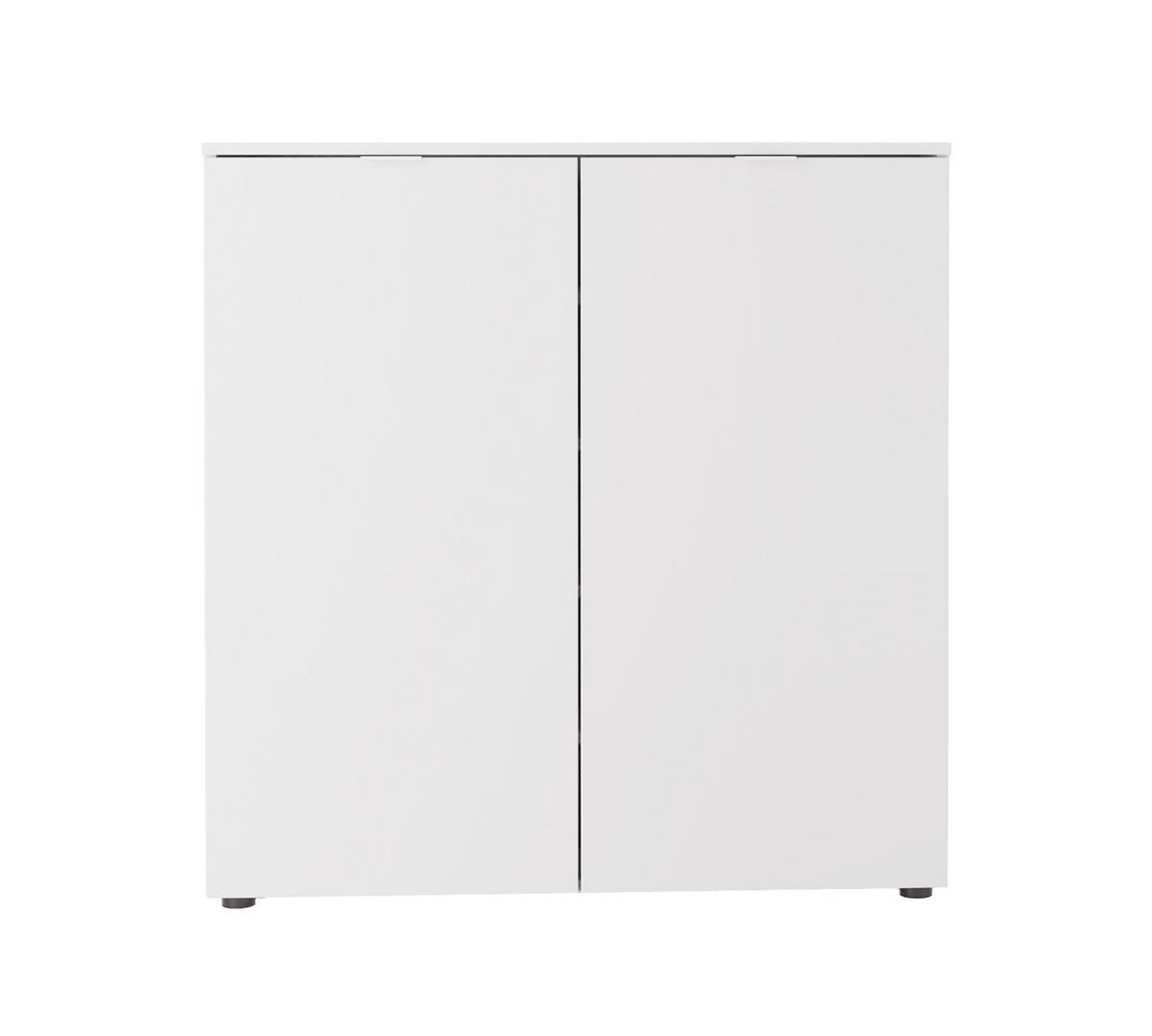 SCHUHSCHRANK  in 100/103/22 cm  - Schwarz/Weiß, Design, Holzwerkstoff/Metall (100/103/22cm) - Livetastic