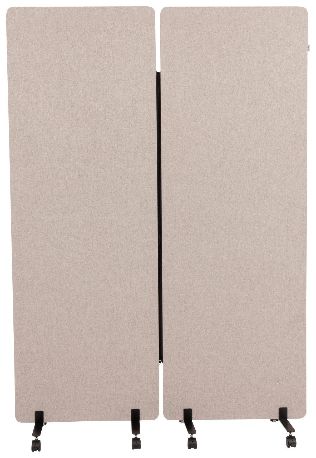 MELLANVÄGG  i metall, plast, textil  taupe  - taupe, Basics, metall/textil (60/177/35cm) - MID.YOU