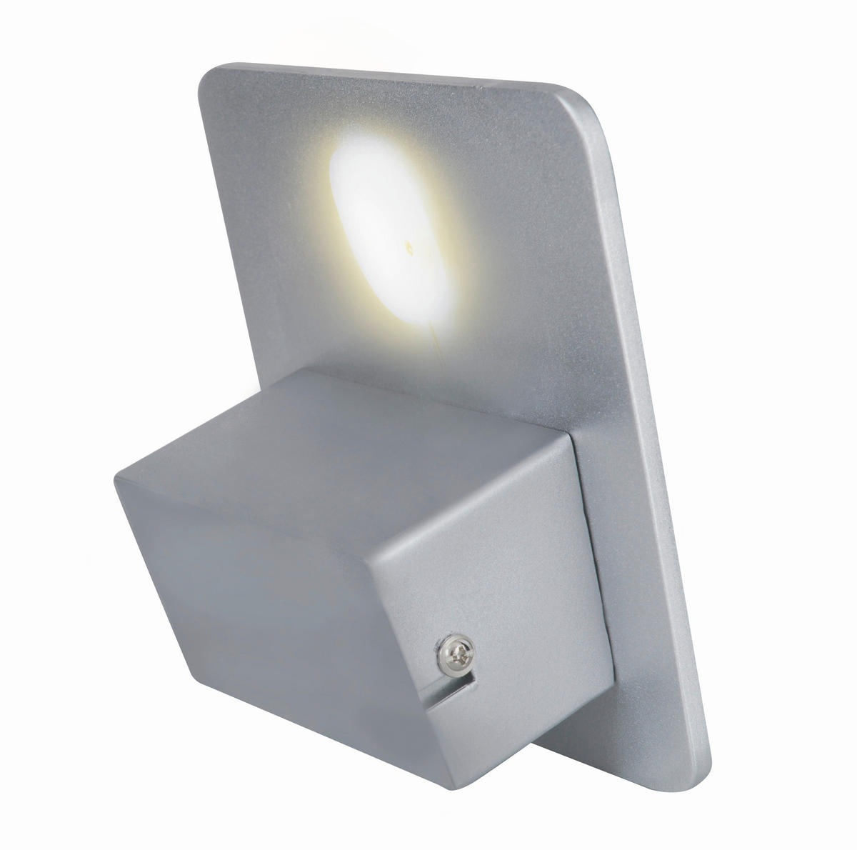 LED-WANDLEUCHTE Stan 5,5/14/6,8 cm   - Weiß, Basics, Metall (5,5/14/6,8cm) - Näve