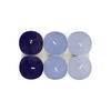 TEELICHTSET 6 Stück  - Lila/Violett, Basics, Naturmaterialien/Paraffin (5,7/1,9cm) - Ambia Home