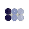 TEELICHTSET 6 Stück  - Lila/Violett, Basics, Naturmaterialien/Paraffin (5,7/1,9cm) - Ambia Home