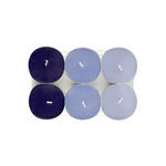TEELICHTSET 6 Stück  - Lila/Violett, Basics, Naturmaterialien/Paraffin (5,7/1,9cm) - Ambia Home