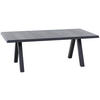 GARTENTISCH 200/100/74 cm Metall rechteckig  - Schieferfarben/Anthrazit, Basics, Keramik/Metall (200/100/74cm) - Siena Garden