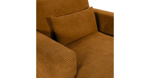 XXL-SESSEL - Bernsteinfarben/Schwarz, ROMANTIK / LANDHAUS, Kunststoff/Textil (120/67/140cm) - Landscape