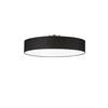 DECKENLEUCHTE Hostel 65/17 cm   - Schwarz/Nickelfarben, Basics, Textil/Metall (65/17cm) - Trio Leuchten