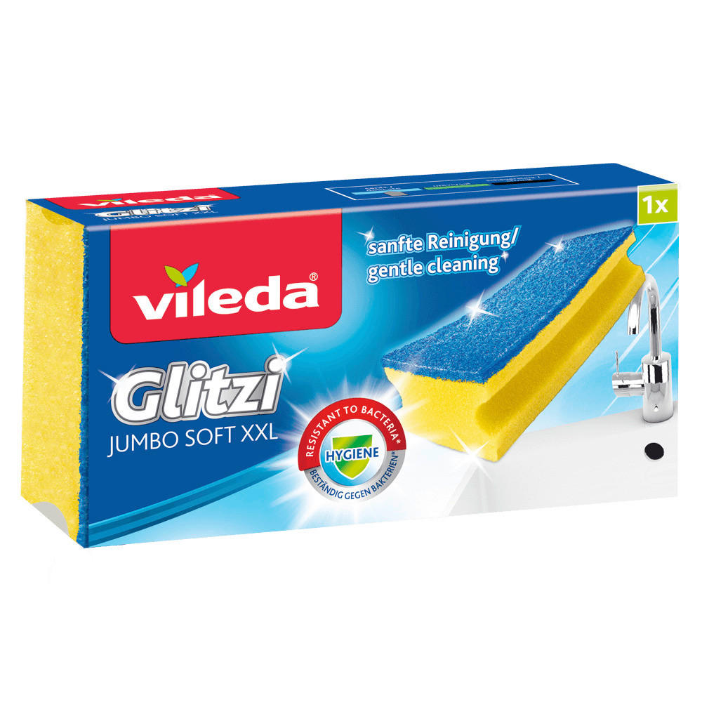 HOUBIČKA NA NÁDOBÍ - žlutá, Basics, plast (15/3,8/5cm) - Vileda