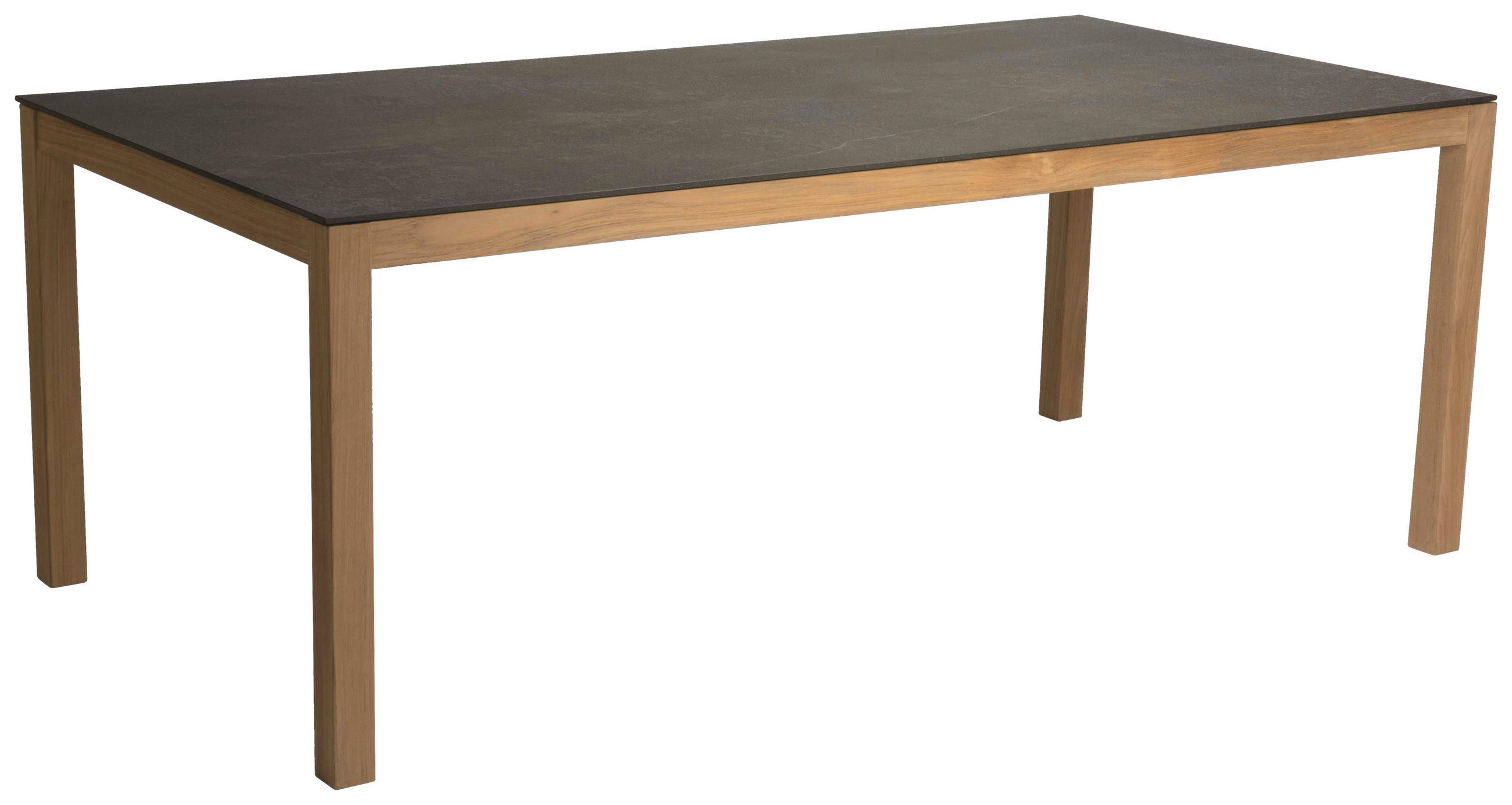 GARTENTISCH 200/100/74 cm Holz rechteckig  - Anthrazit/Teakfarben, Natur, Holz/Stein (200/100/74cm) - Stern