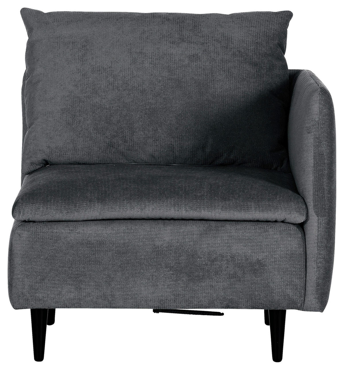 SOFFMODUL i flatväv antracit  - svart/antracit, Klassisk, trä/textil (83/72/83cm) - MID.YOU