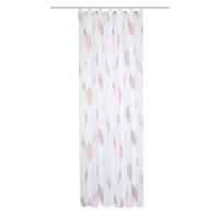 SCHLAUFENVORHANG transparent  - Hellrot/Rot, KONVENTIONELL, Textil (140/175cm) - Schmidt W. Gmbh