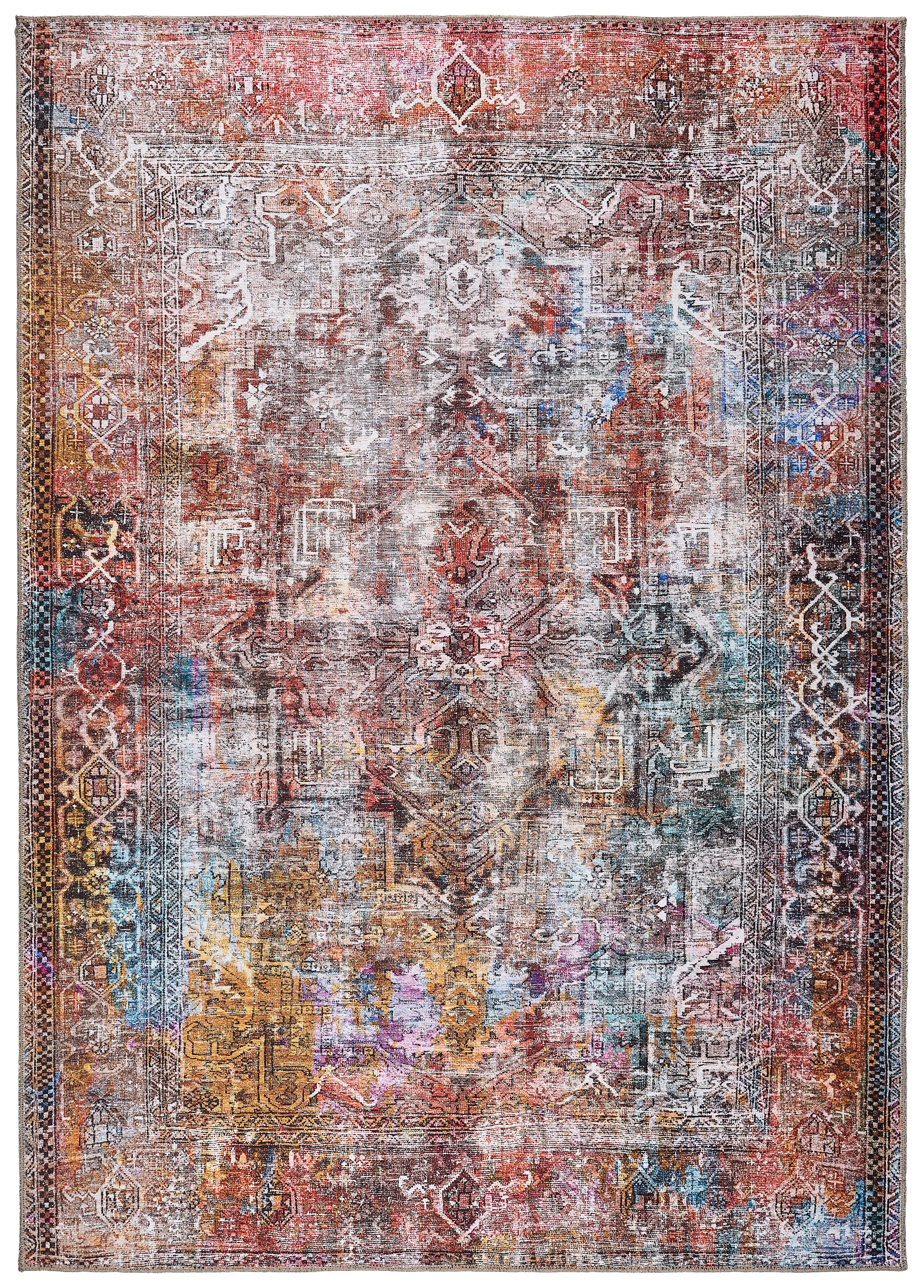 VINTAGE-TEPPICH  130/190 cm  Multicolor   - Multicolor, LIFESTYLE, Textil (130/190cm) - Novel
