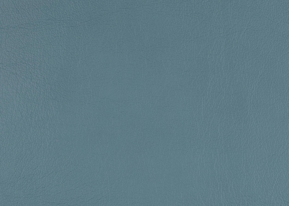 ECKSOFA  Echtleder Blau  - Blau/Schwarz, Design, Leder/Metall (169/307cm) - Beldomo Premium