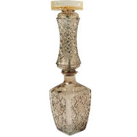 LJUSLYKTA - brun/transparent, Basics, glas (10/42cm)