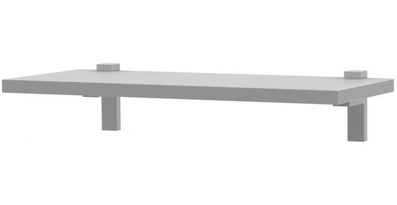 WANDBOARD in 60/2,2/25,5 cm Hellgrau  - Hellgrau, Design, Holzwerkstoff (60/2,2/25,5cm) - Moderano