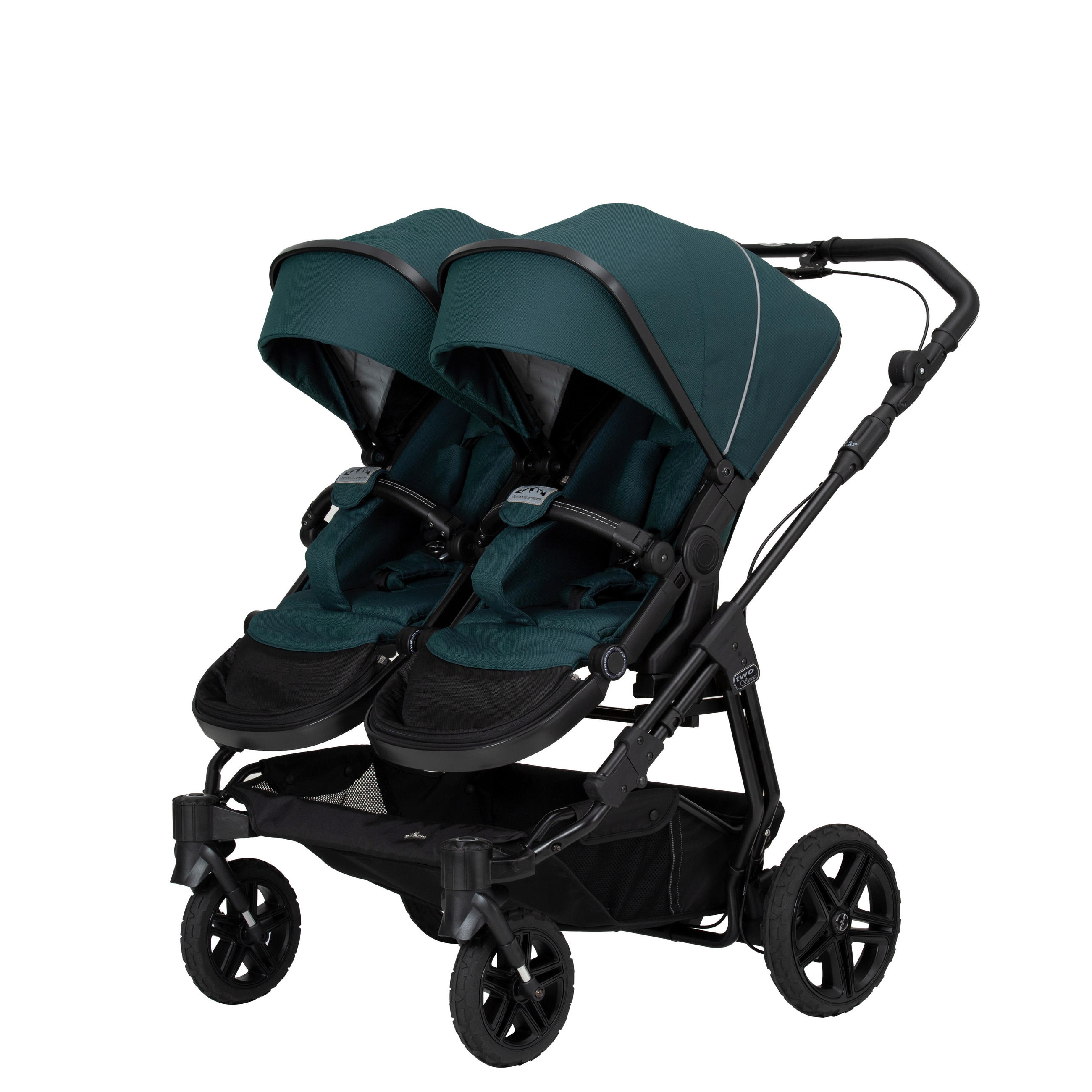 ZWILLINGSWAGEN Outdoor Activitiy  - Dunkelgrün, Basics, Textil (86/79/114cm) - Hartan