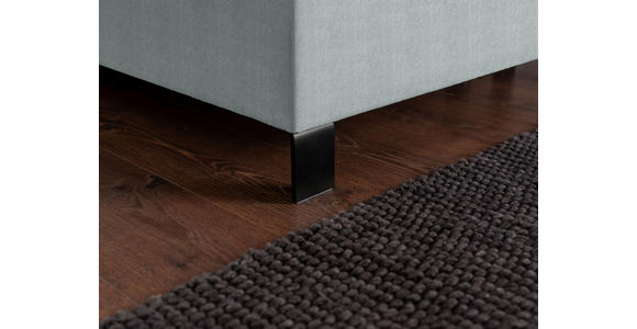 BOXSPRINGBETT 180/220 cm in Mintgrün - Schwarz/Mintgrün, KONVENTIONELL, Textil/Metall (180/220cm) - Esposa