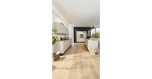 EINBAUKÜCHE   - Greige, Design, Holzwerkstoff - Novel