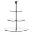 ETAGERE - Klar/Silberfarben, Basics, Glas/Metall (30cm) - LEONARDO