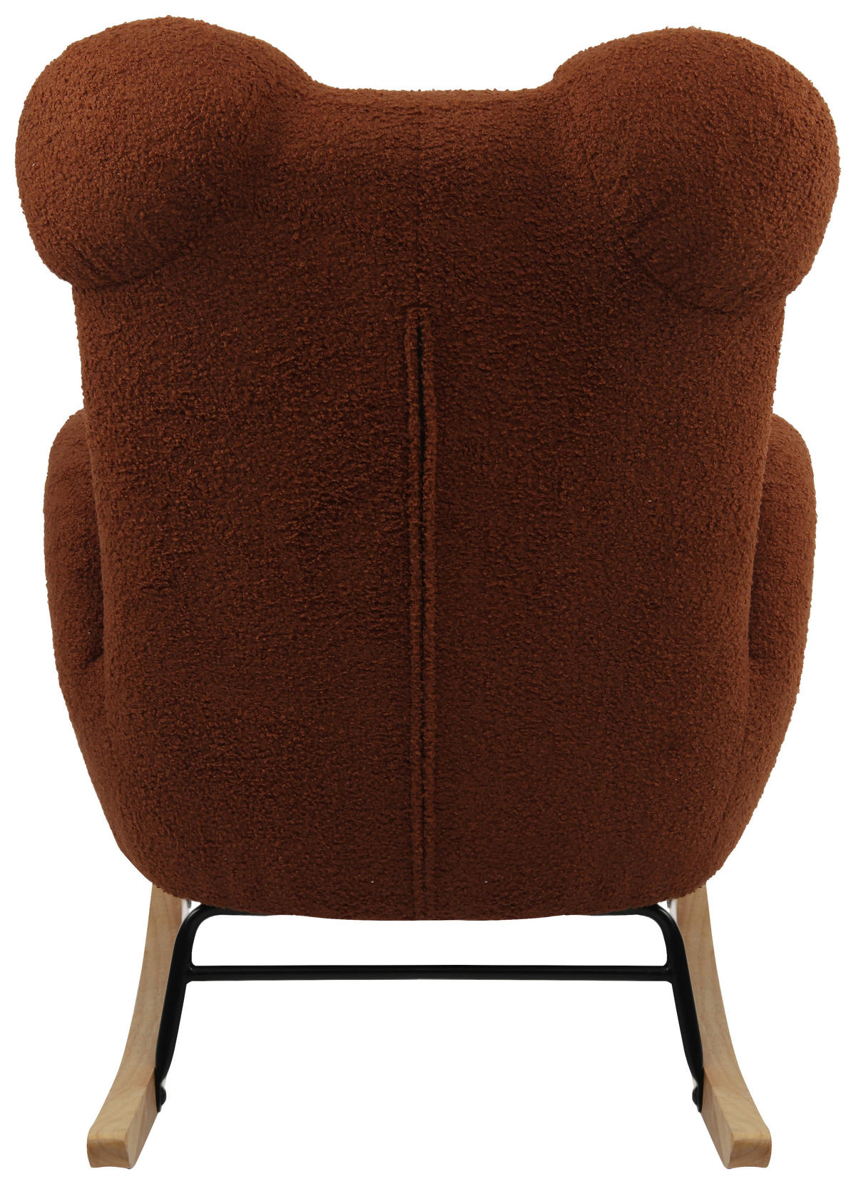 KINDER-SCHAUKELSTUHL - Braun, Basics, Holz/Textil (59/70/62cm) - Livetastic