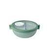 BENTOBOX - Transparent/Salbeigrün, KONVENTIONELL, Kunststoff (24/20,7/8,5cm) - Mepal