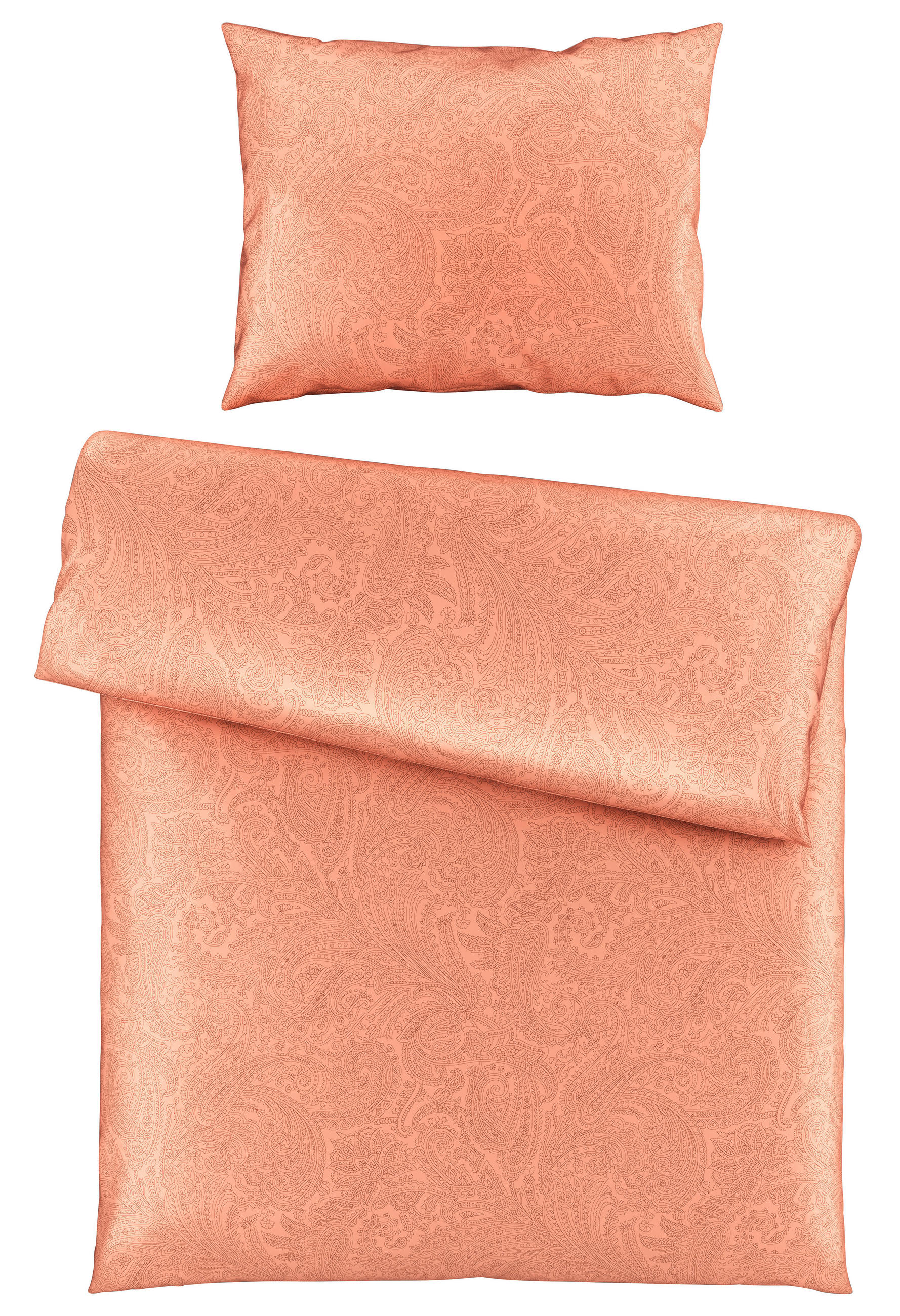POVLEČENÍ, satén, oranžová, 140/200 cm - oranžová, Konvenční, textil (140/200cm) - Bio:Vio
