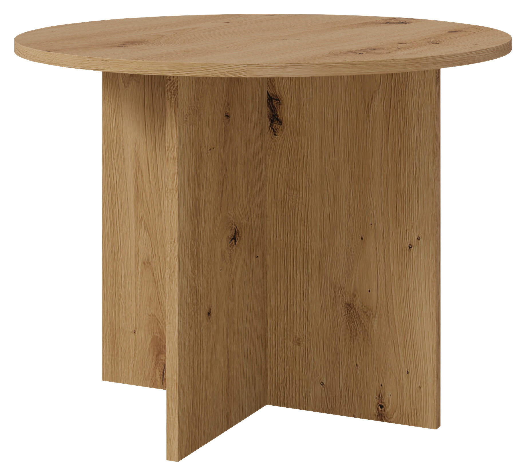 Lomoco Esstisch Wildeiche 100x76x100 cm