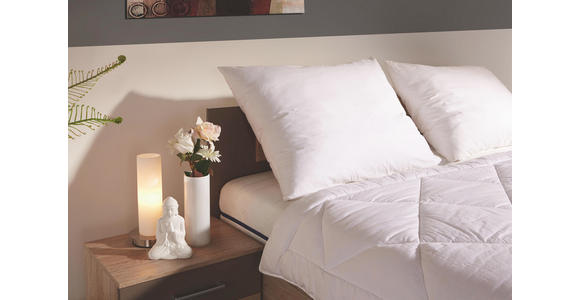 Kopfpolster White 70x90cm - Weiß, KONVENTIONELL, Textil (70/90cm) - Primatex